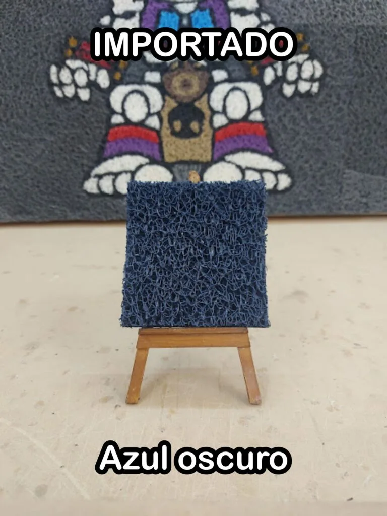Tapetes rizo importado Azul oscuro