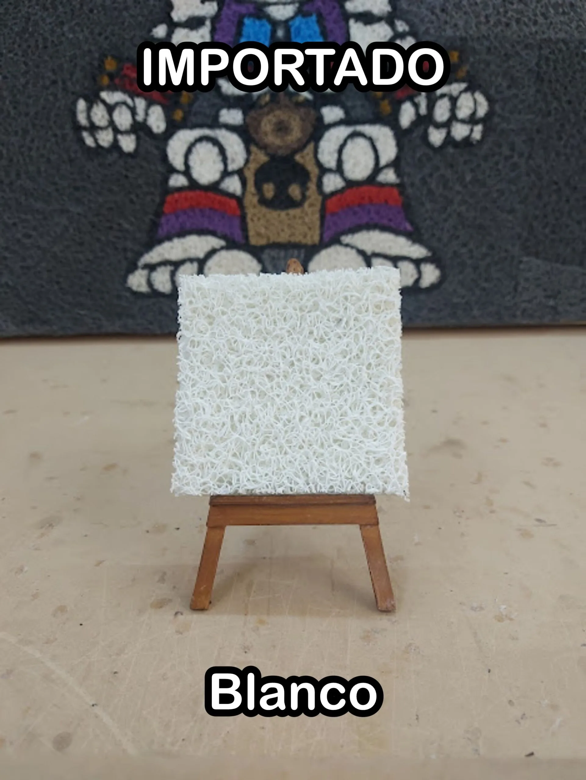 Tapetes rizo importado Blanco