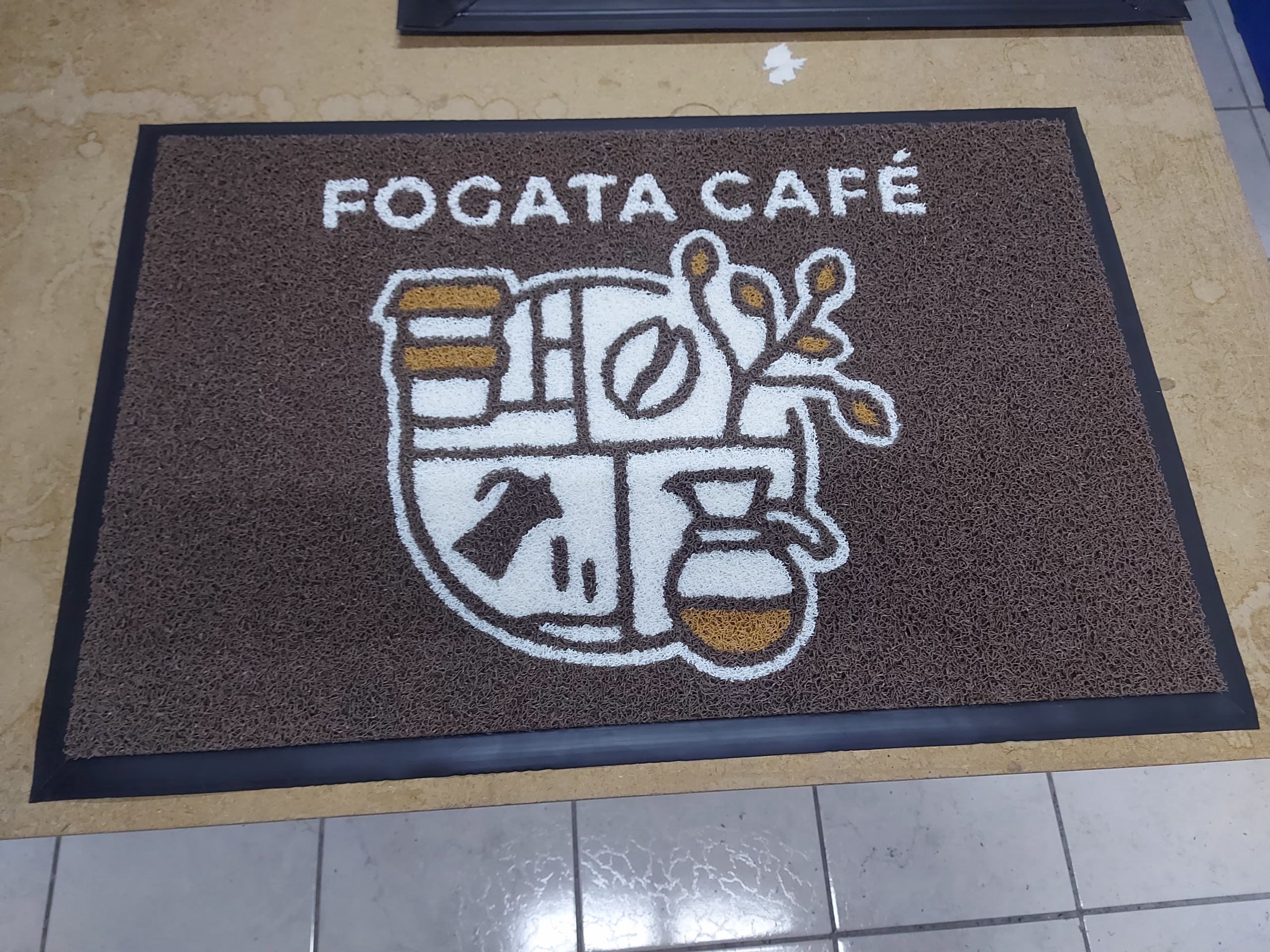 tapete para cafetería fogata café